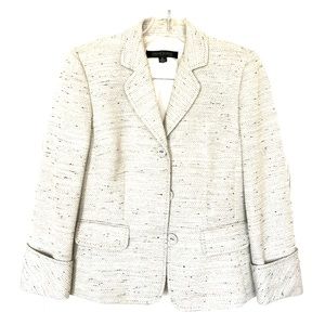Size 2 Textured Gray Anne Klein Blazer
